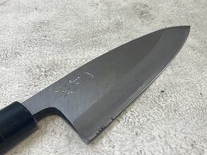 Vintage Japanese Deba Knife 150mm Single Bevel Made in Japan 🇯🇵 Carbon Steel 1022