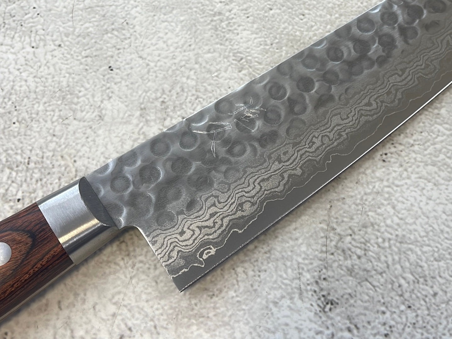 Tsunehisa VG10 Brown Pakka Gyuto Knife 210mm - Made in Japan 🇯🇵