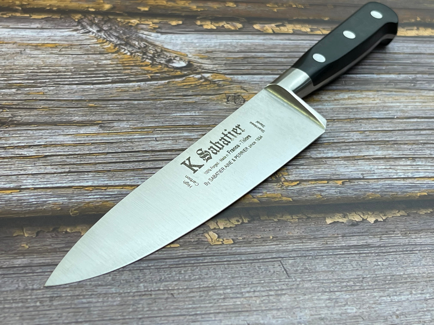 K Sabatier Authentique Chef's Knife 150mm - HIGH CARBON STEEL Made In France