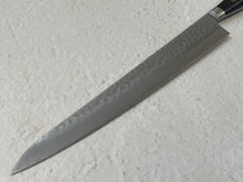 Load image into Gallery viewer, Tsunehisa AUS-8 Tsuchime Sujihiki Knife 240mm Brown Pakka Wood - Made in Japan 🇯🇵