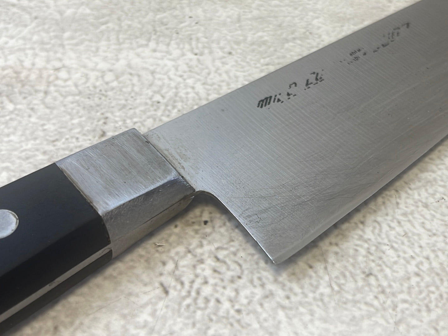 Vintage Japanese Santoku Knife 160mm Made in Japan 🇯🇵 High Carbon Steel 1109