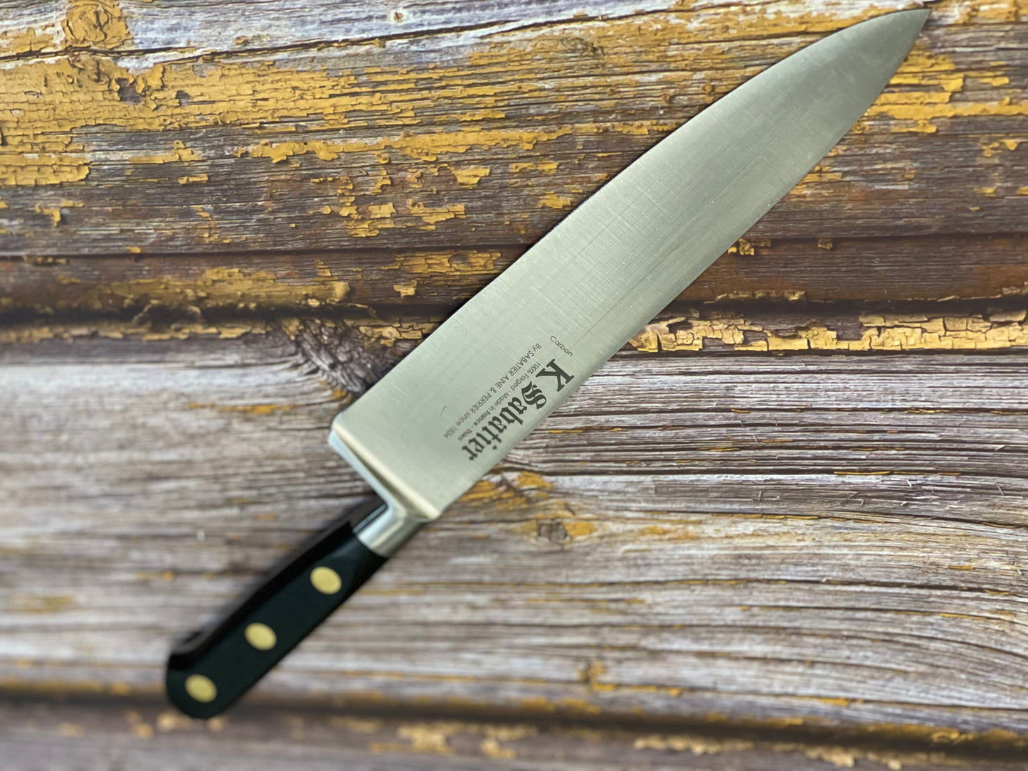 K Sabatier Chef's Knife 200mm - CARBON STEEL Made In France