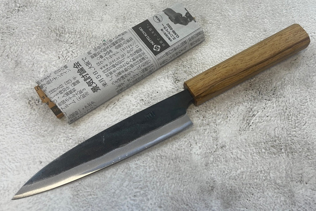 Tsukasa Shiro Kuro 135mm Yanagi- Shirogami Steel - Oak Octagnon Handle