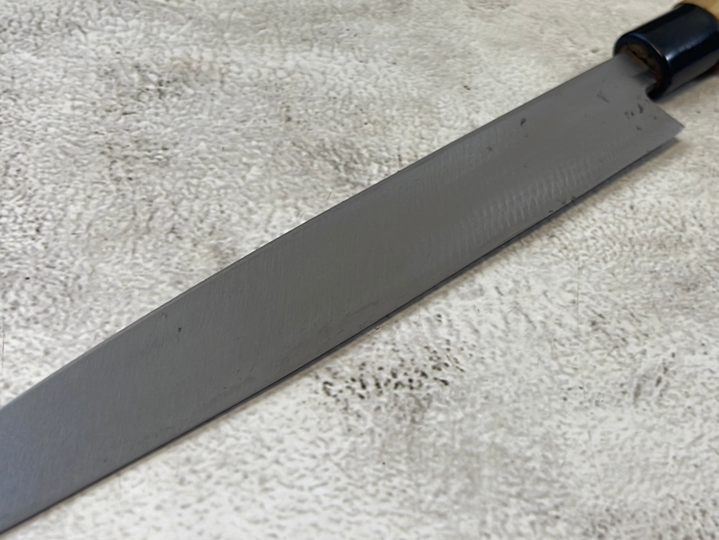 Vintage Japanese Yanagiba Knife 200mm  Made in Japan 🇯🇵 Carbon Steel 1156