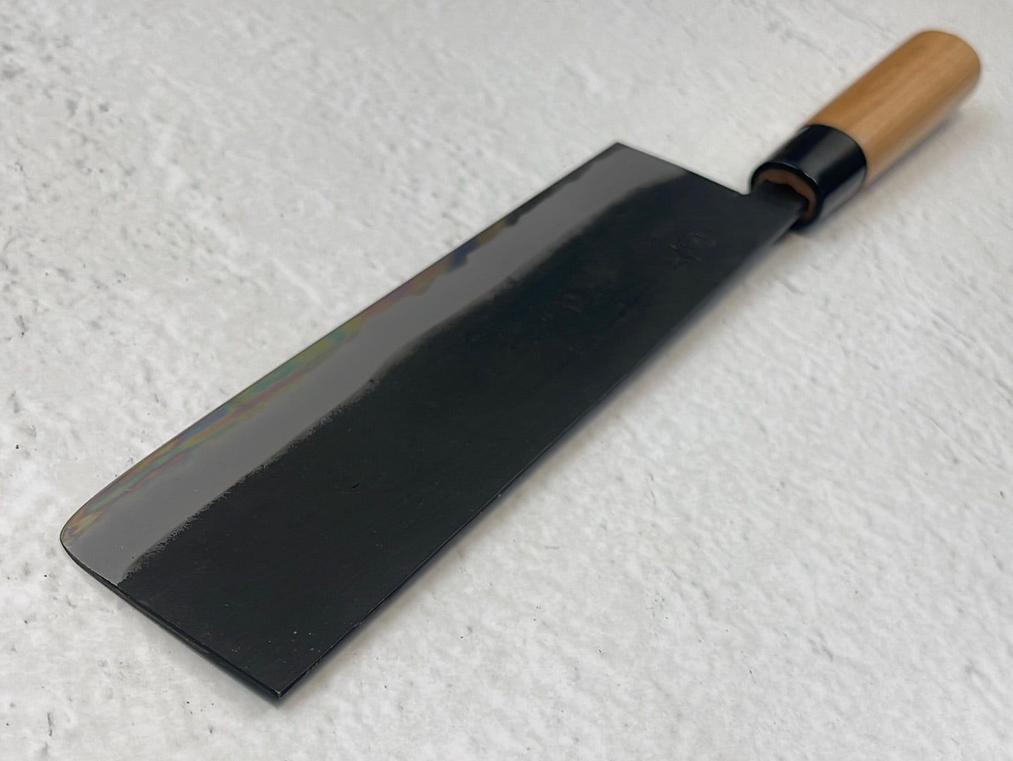 Hinokuni Shirogami #1 Nakiri Knife 210mm Cherry Wood Handle - Made in Japan 🇯🇵