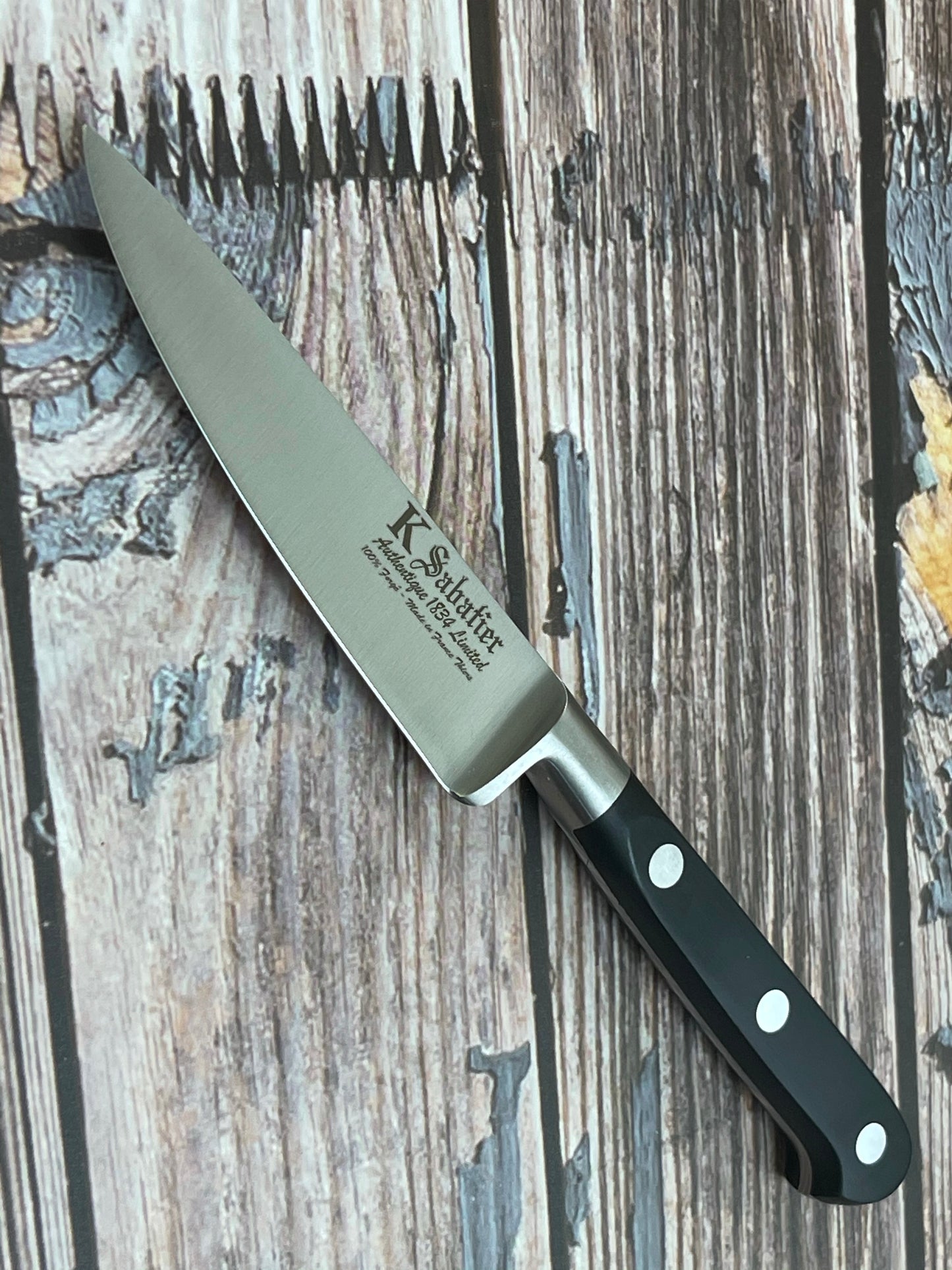 K Sabatier Limited Edition 1834 Authentique Paring Knife 100mm - HIGH CARBON STEEL Made In France