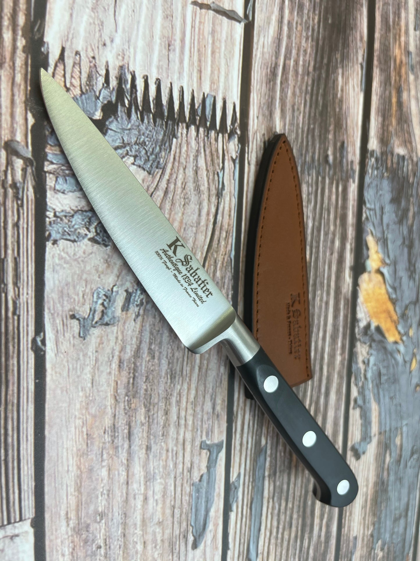 K Sabatier Limited Edition 1834 Authentique Paring Knife 100mm - HIGH CARBON STEEL Made In France