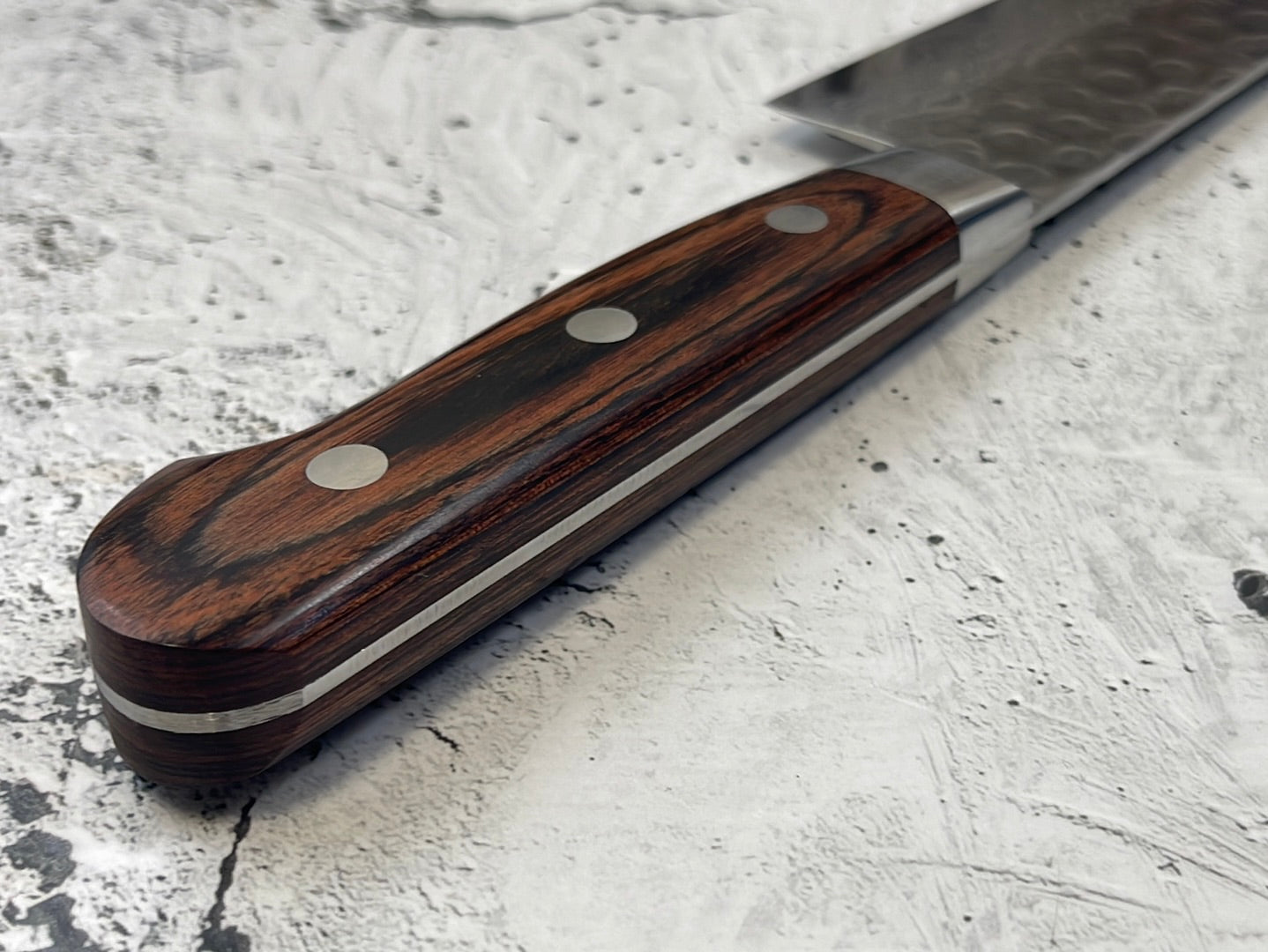 Tsunehisa VG10 Santoku 180mm Brown Pakka Handle Made in Japan 🇯🇵