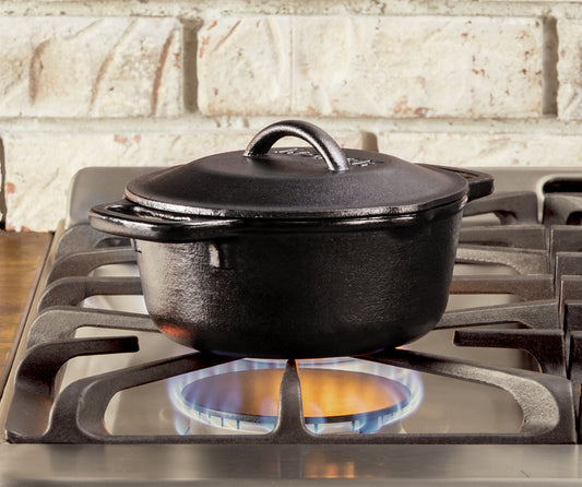 LODGE COOKWARE Cast Iron Serving Pot