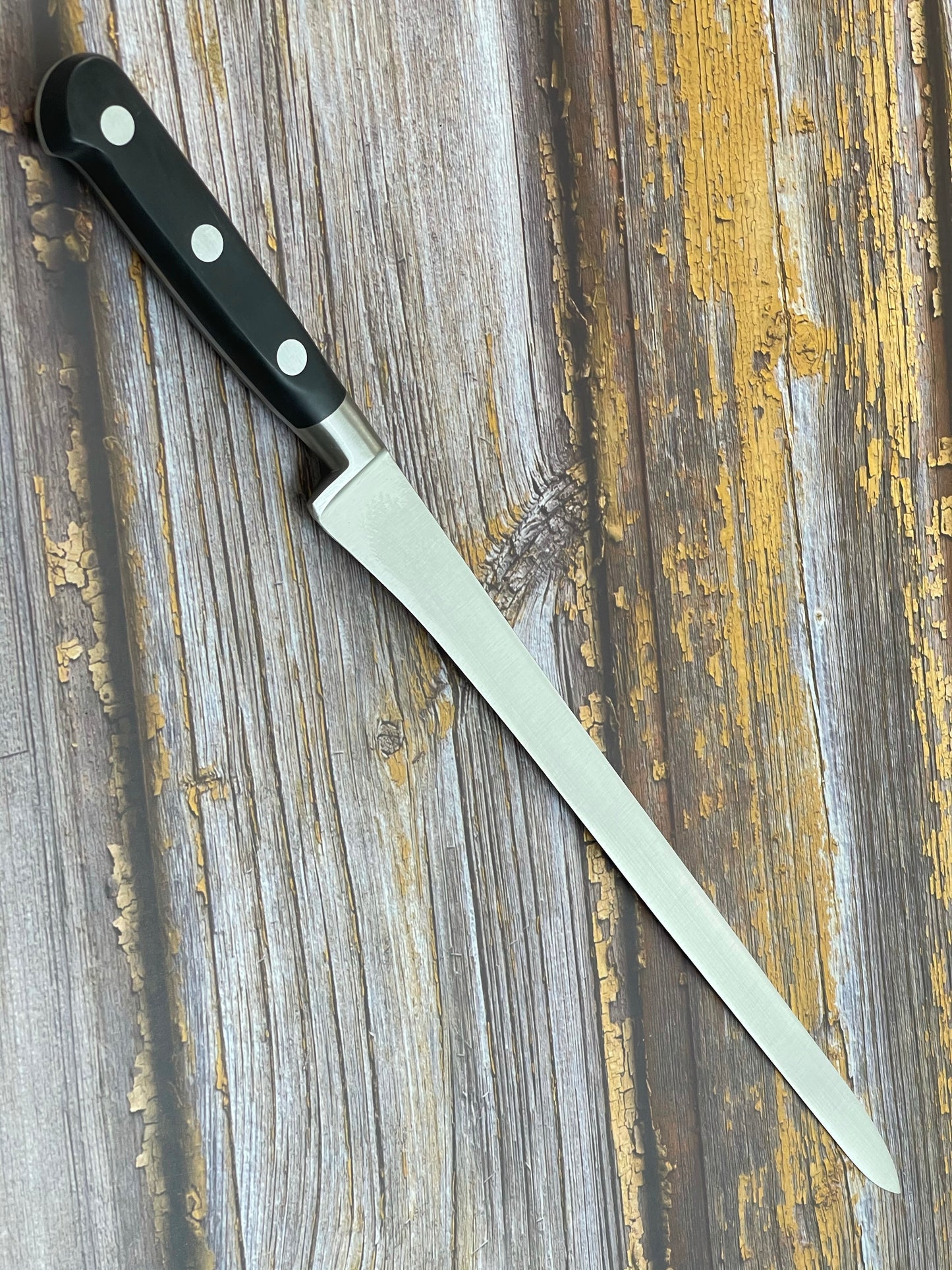 K Sabatier Authentique Salmon Slicing Knife 300mm - HIGH CARBON STEEL Made In France