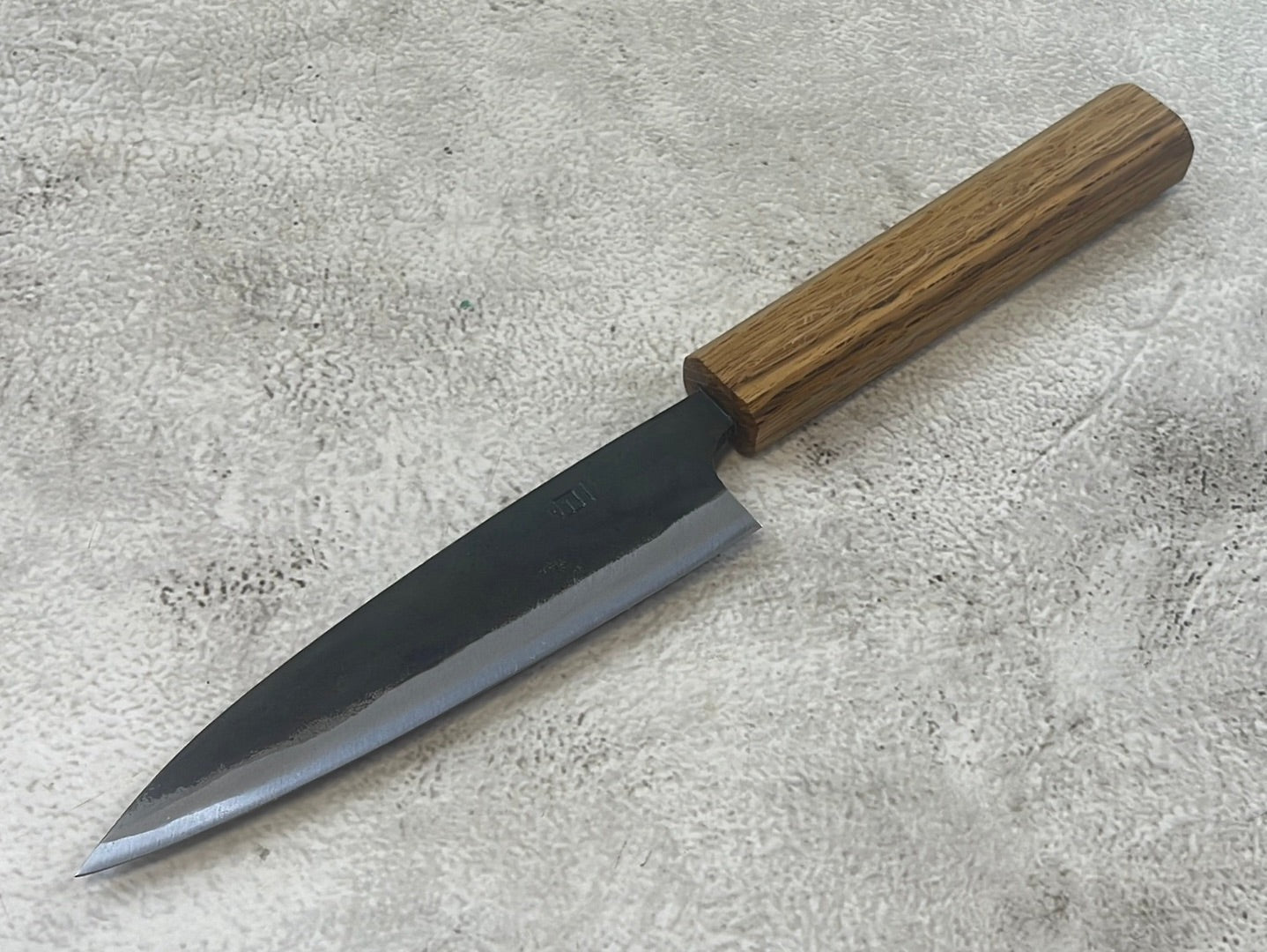 Tsukasa Shiro Kuro 120mm Yanagi- Shirogami Steel - Oak Octagnon Handle