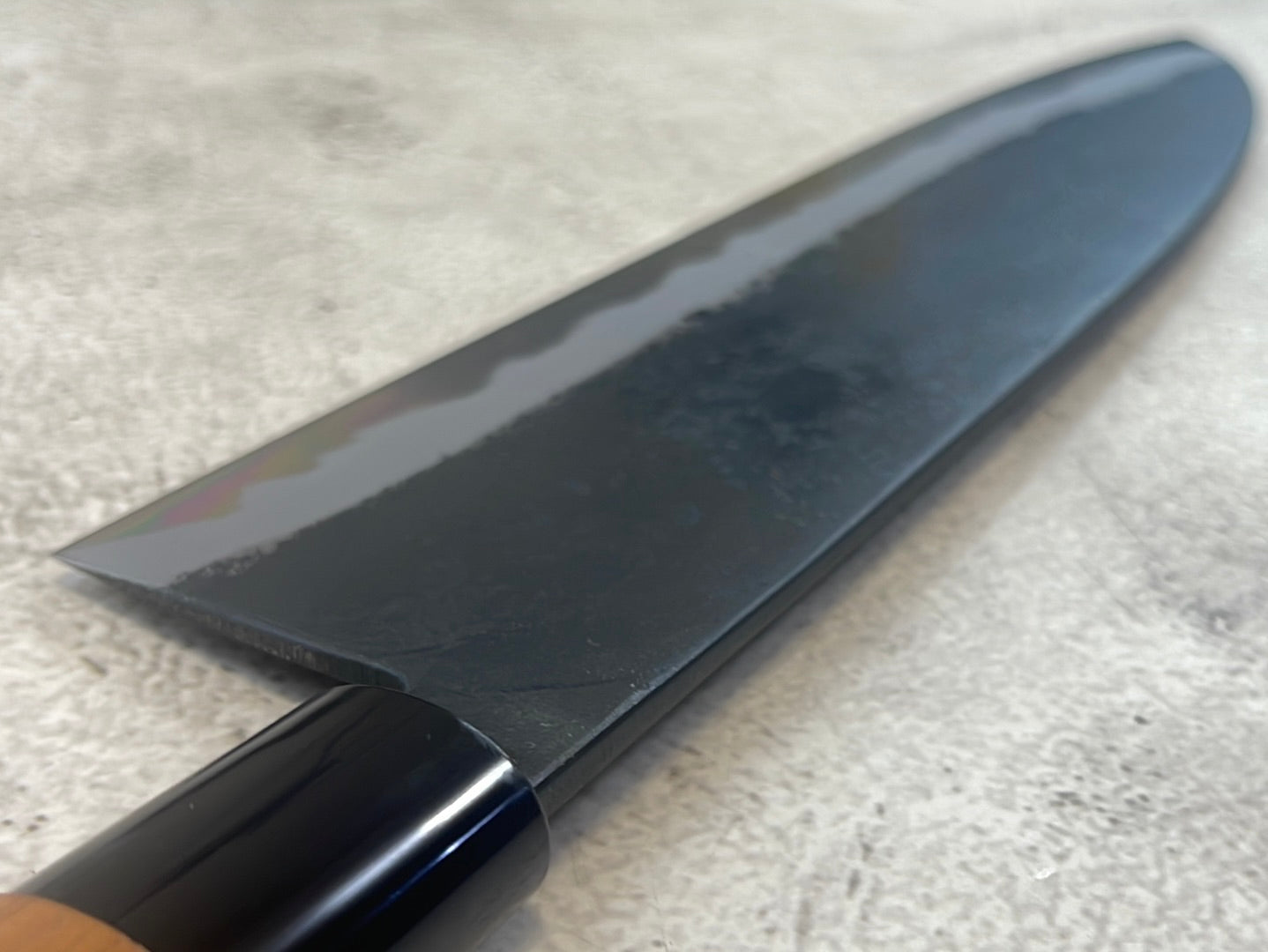 Hinokuni Shirogami #1 Santoku Knife 240mm Cherry Wood Handle - Made in Japan 🇯🇵
