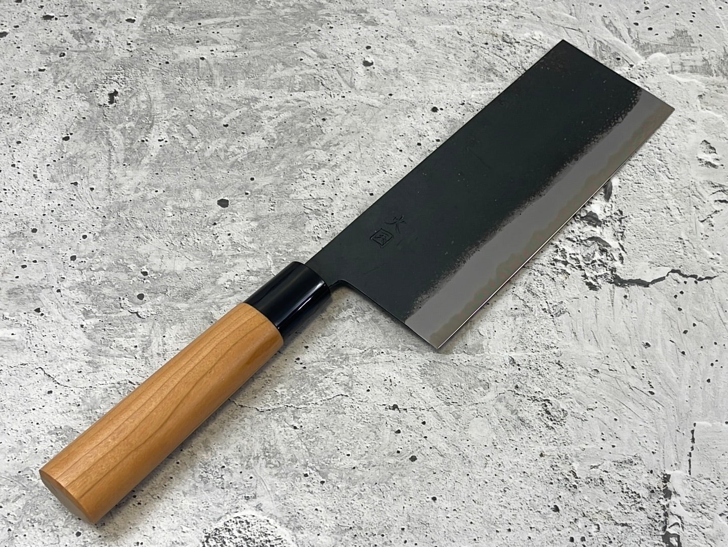 Hinokuni Shirogami #1 Chuka Knife 180mm Cherry Wood Handle - Made in Japan 🇯🇵
