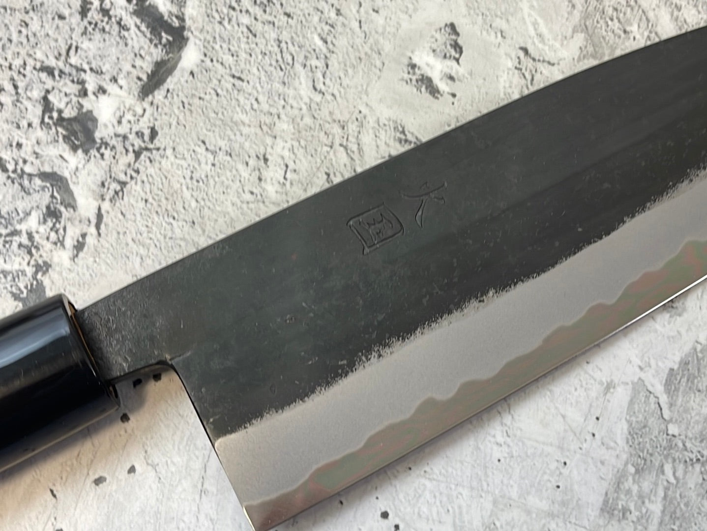 Hinokuni Shirogami #1 Santoku Knife 180mm Cherry Wood Handle - Made in Japan 🇯🇵