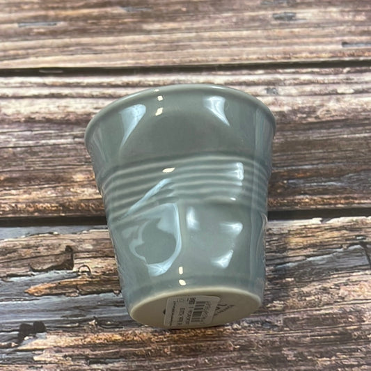 Revol Froissés Espresso Cup 80ml Set of 6 - Grey