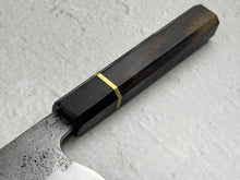 Load image into Gallery viewer, Gyuto 230mm Western Hybrid Nashiji  Full Rosewood with Brass Spacer