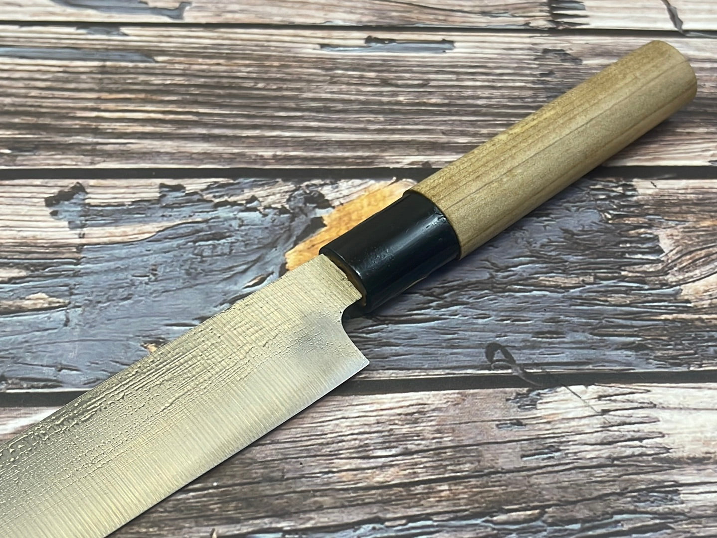 Vintage Japanese Yanagiba Knife 200mm Made in Japan  🇯🇵 Carbon Steel 877