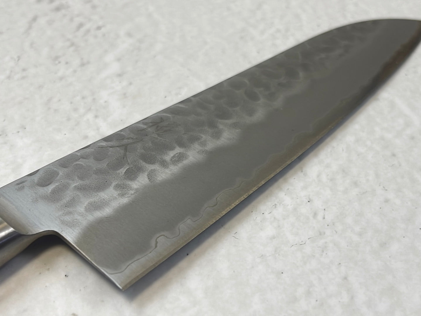 Tsunehisa Aokami Super Santoku 180mm Red Pakka Wood Handle - Made in Japan 🇯🇵