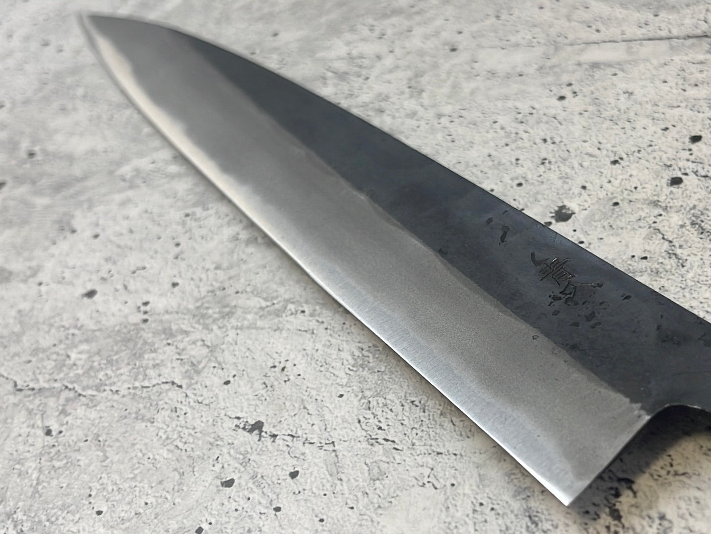 Yoshimune Sujihiki Kurouchi 240 mm (9.4 in) Aogami (Blue) #2 Double-Bevel