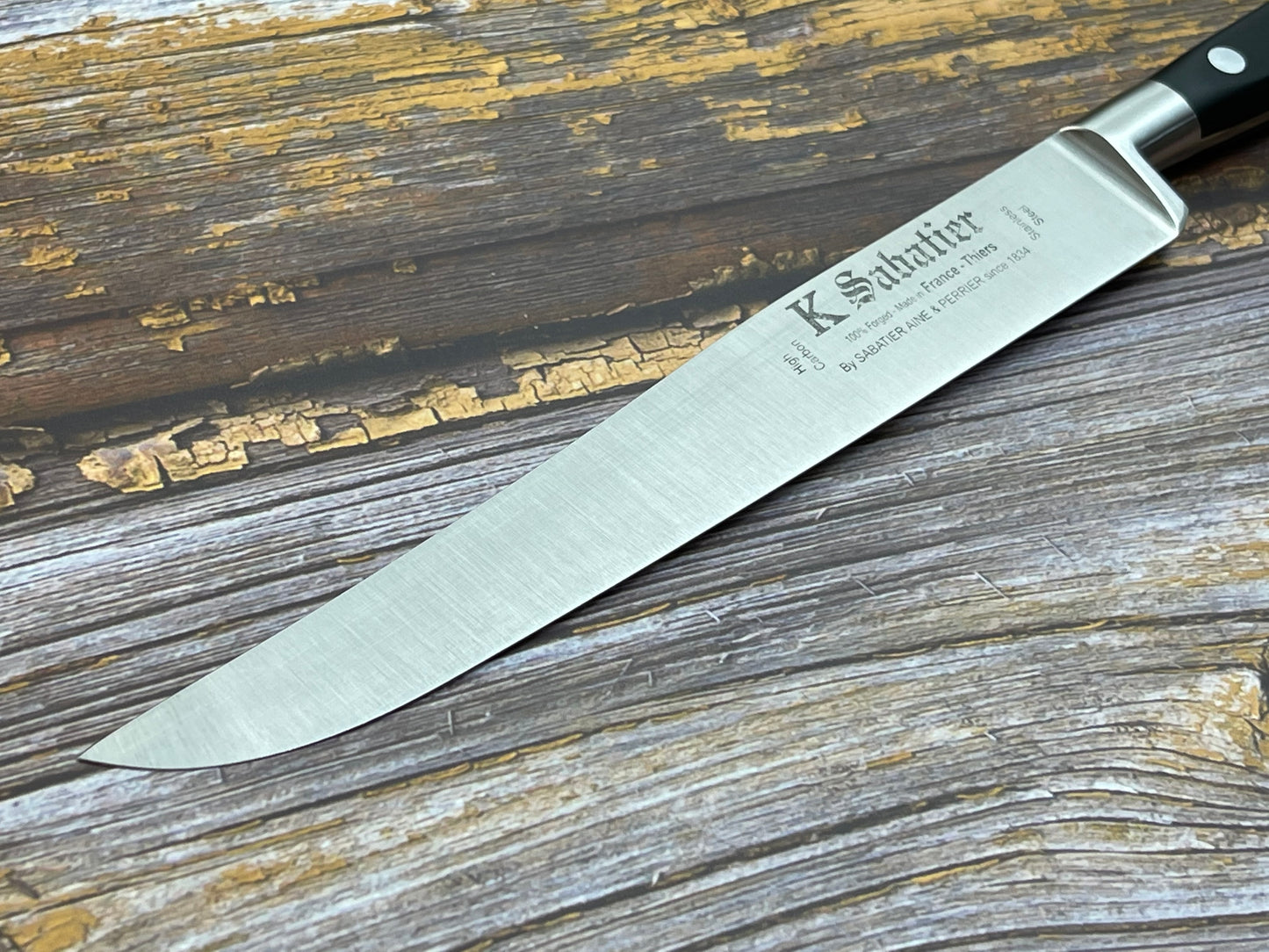 Sabatier Authentique Carving Knife 190mm - HIGH CARBON STEEL Made In France