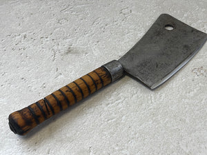 Vintage J. Vetler NY 174 Allen St. Butcher Cleaver Knife 180mm Carbon Steel Made in USA 🇺🇸 957