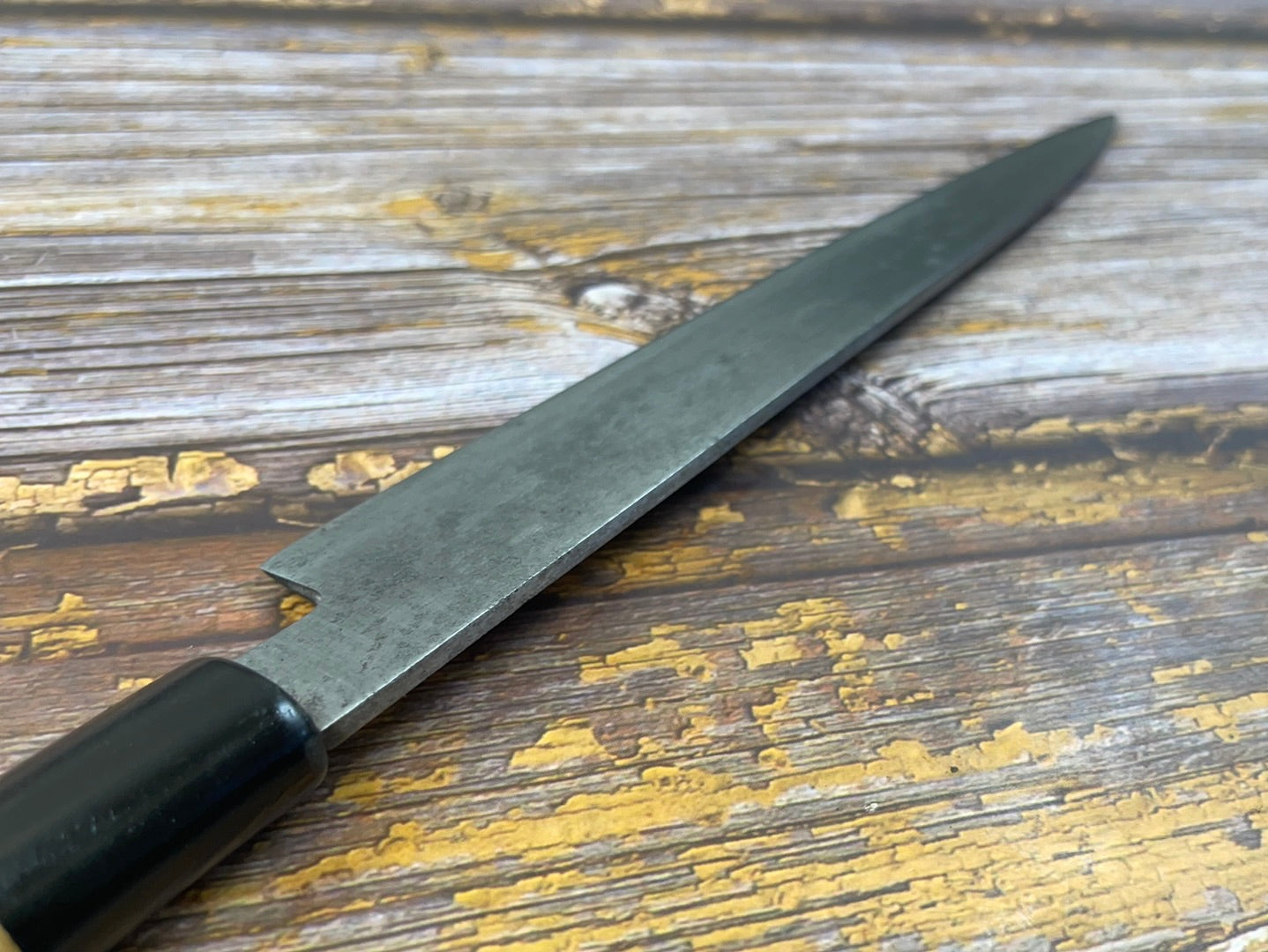 Vintage Japanese Yanagiba Knife 200mm  Made in Japan 🇯🇵 Carbon Steel 434