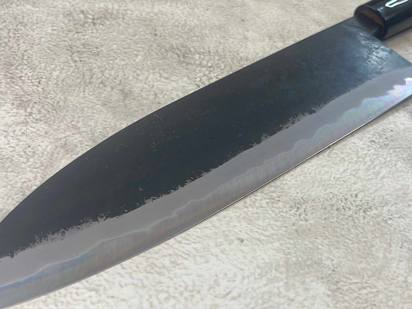 Hinokuni Shirogami #1 Santoku Knife 240mm Cherry Wood Handle - Made in Japan 🇯🇵