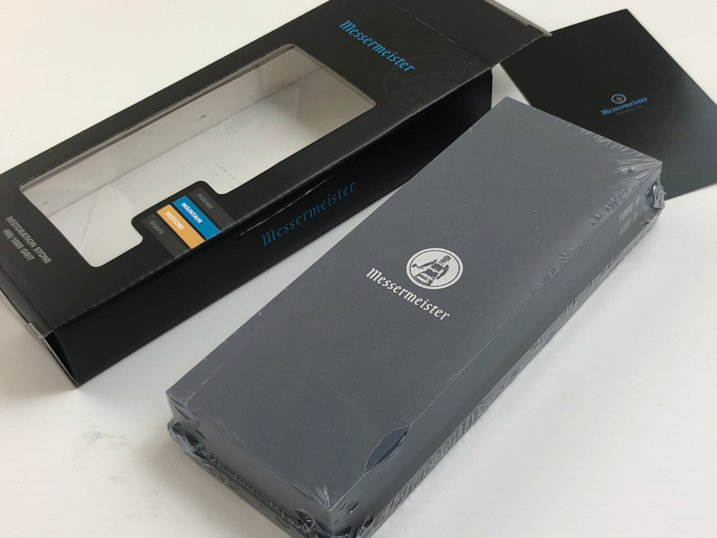 MESSERMEISTER Two Sided Water Stone 400/1000 Grit | Knife Sharpening Stone