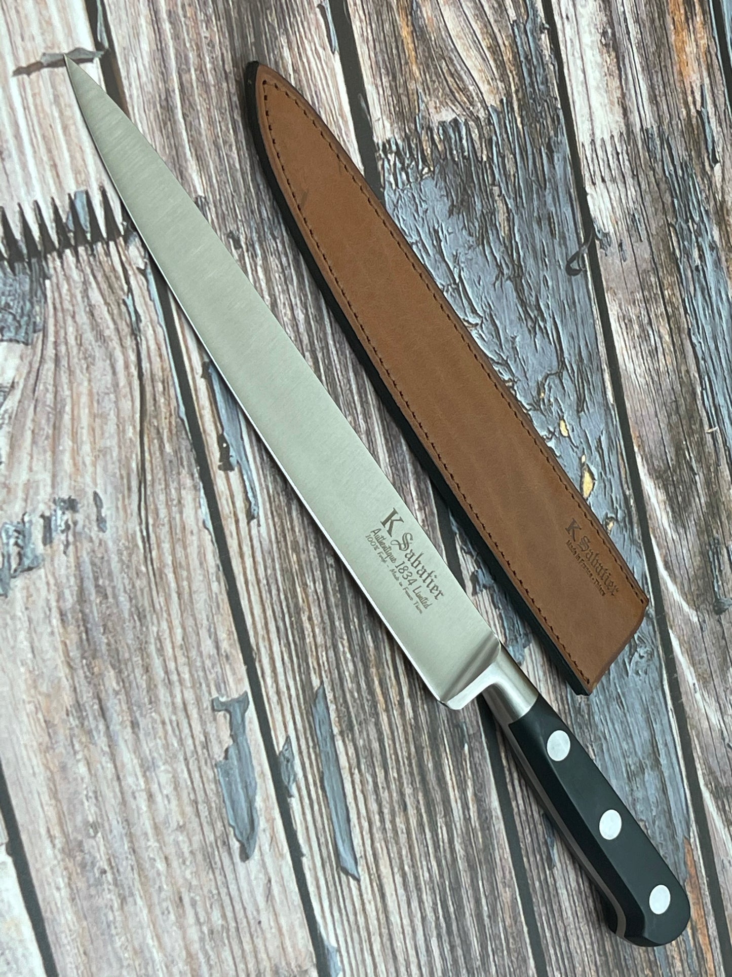 K Sabatier Limited Edition 1834 Authentique Slicing Knife 200mm - HIGH CARBON STEEL Made In France