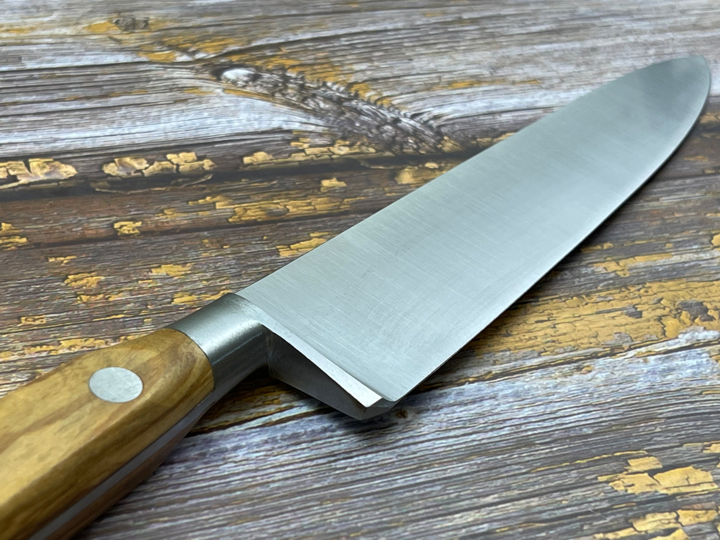 K Sabatier Chef Knife 200mm - CARBON STEEL - OLIVE WOOD HANDLE