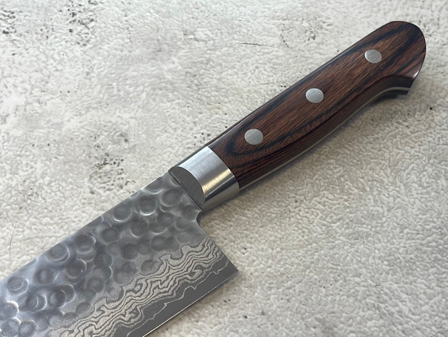 Tsunehisa VG10 Brown Pakka Gyuto Knife 210mm - Made in Japan 🇯🇵