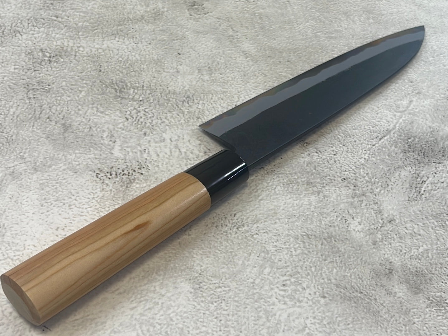 Hinokuni Shirogami #1 Gyuto Knife 210mm Cherry Wood Handle - Made in Japan 🇯🇵