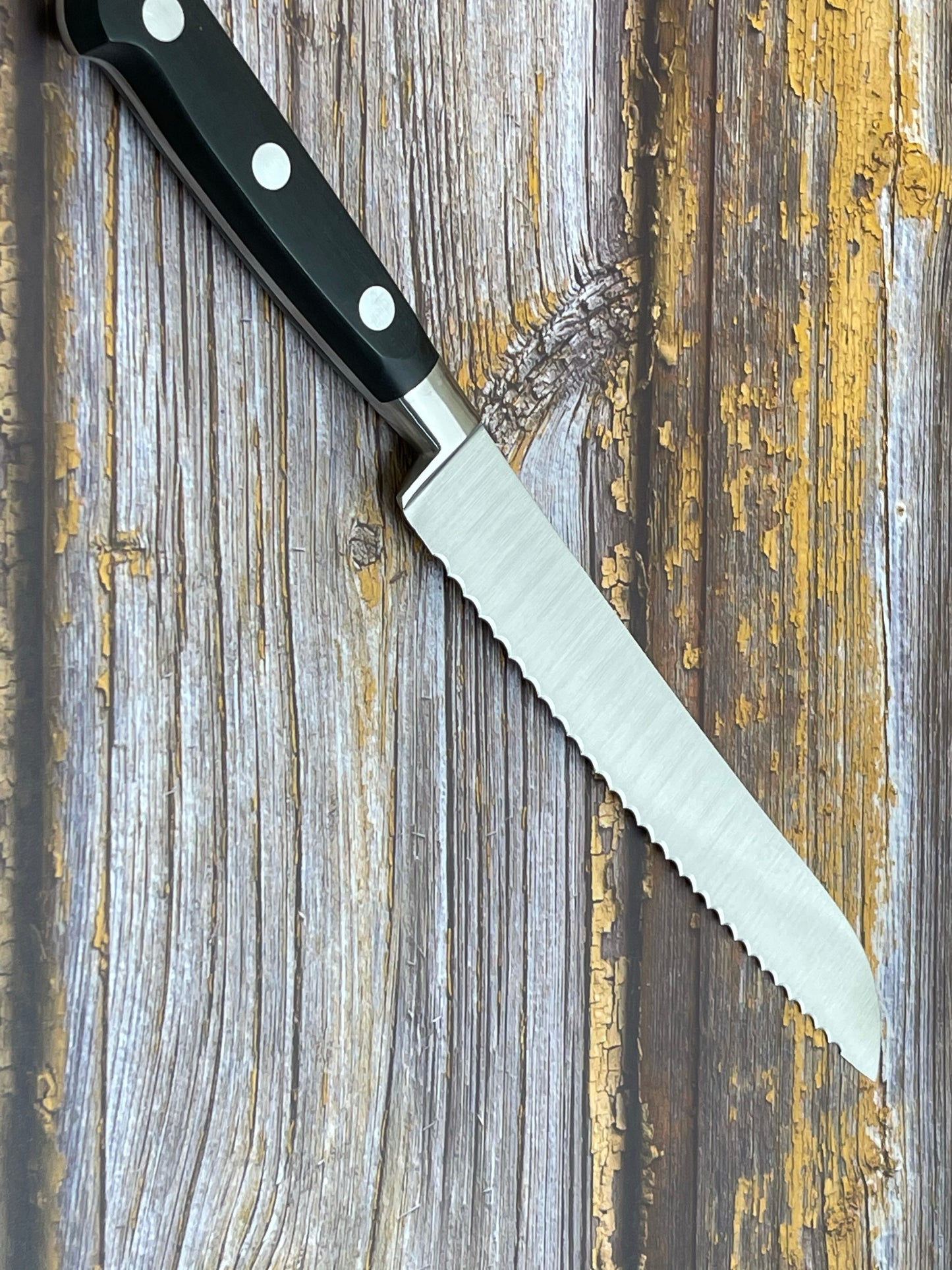 K Sabatier Authentic Bread Knife 20cm - HIGH CARBON STEEL Made In France
