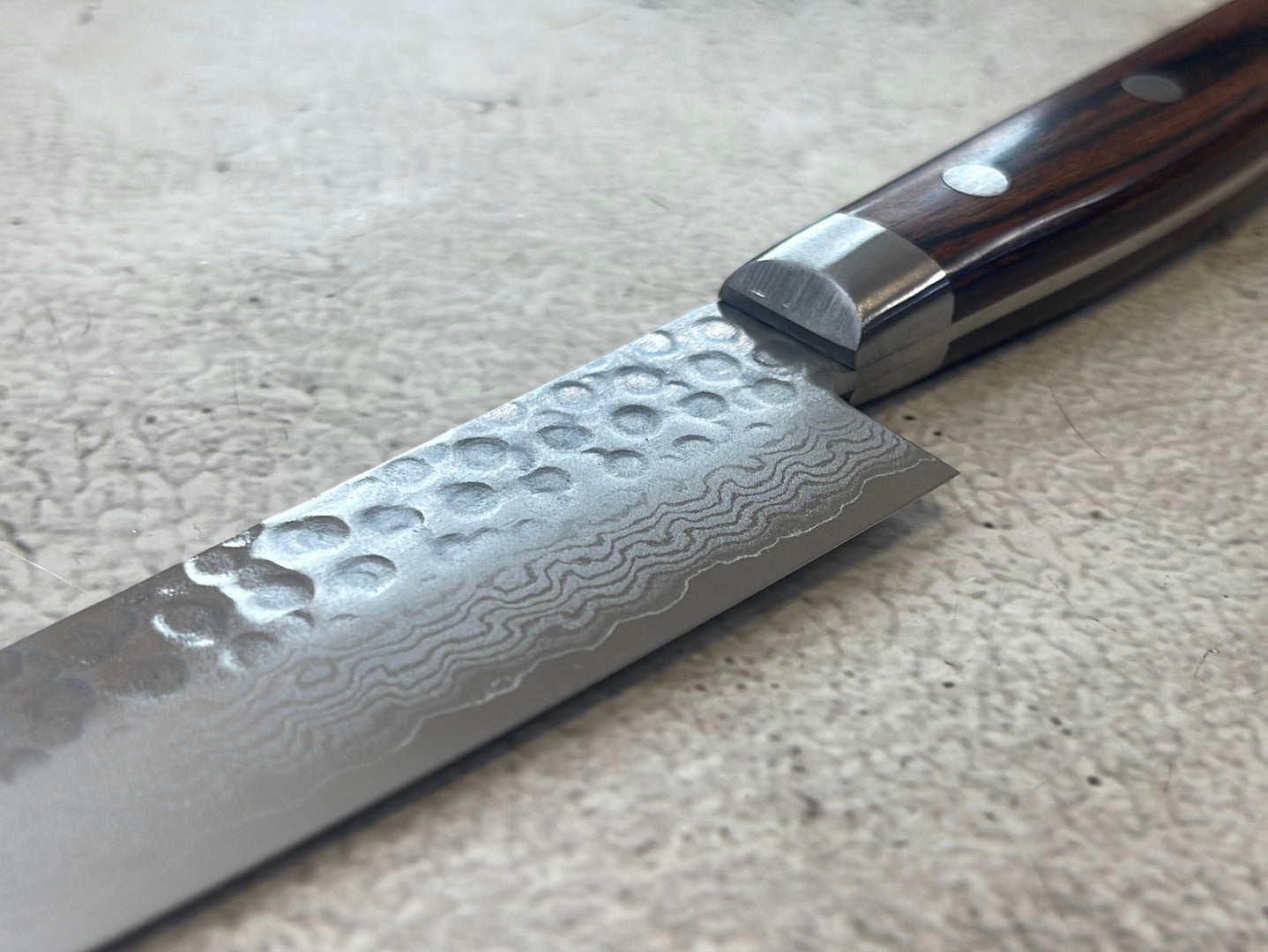 Tsunehisa VG10 Brown Pakka Petty 135mm - Made in Japan 🇯🇵