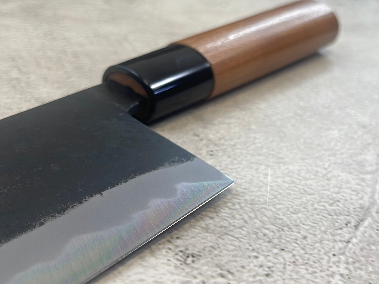 Hinokuni Shirogami #1 Santoku Knife 240mm Cherry Wood Handle - Made in Japan 🇯🇵