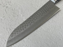 Load image into Gallery viewer, Tsunehisa AUS-8 Tsuchime Santoku Knife 180mm Brown Pakka Wood - Made in Japan 🇯🇵