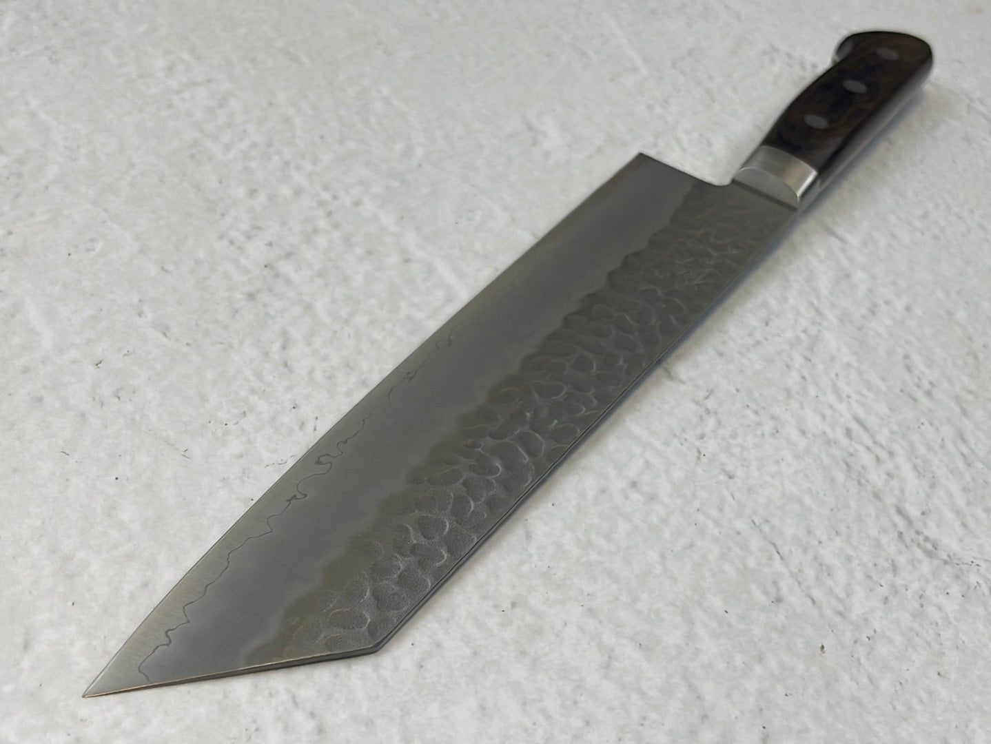 Tsunehisa AUS-8 Tsuchime Kiritsuke Knife 210mm Brown Pakka Wood - Made in Japan 🇯🇵