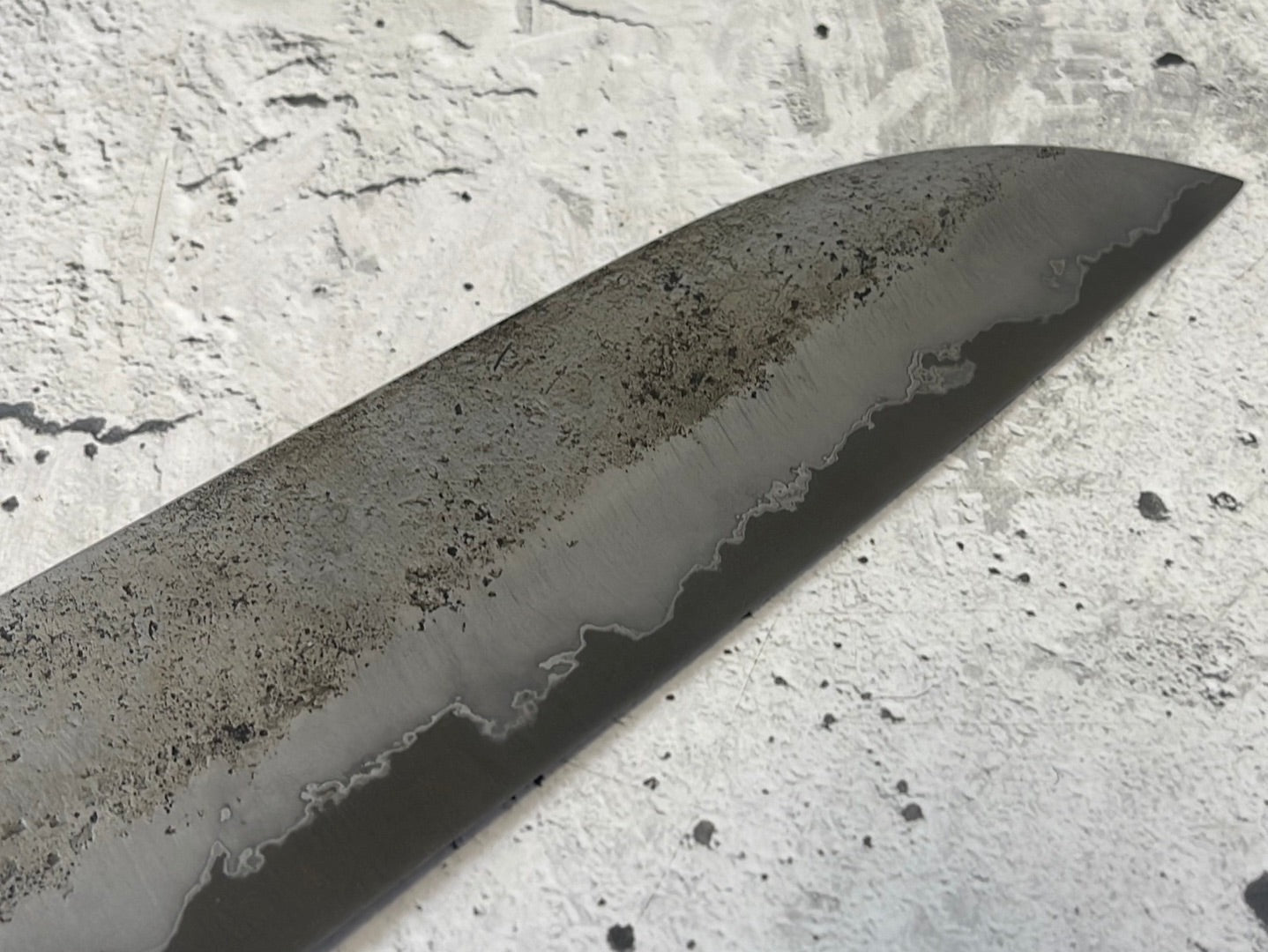 SanMai Santoku 180mm Nashiji Etched, Jatiwood & Rosewood Handle