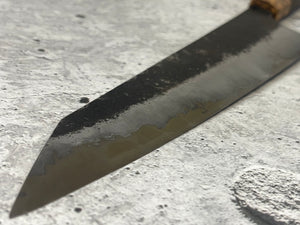SanMai K-Tip Gyuto 220mm Kurouchi Kasumi, Amboyna Burl & Rosewood Handle by Kitchen Knives ID