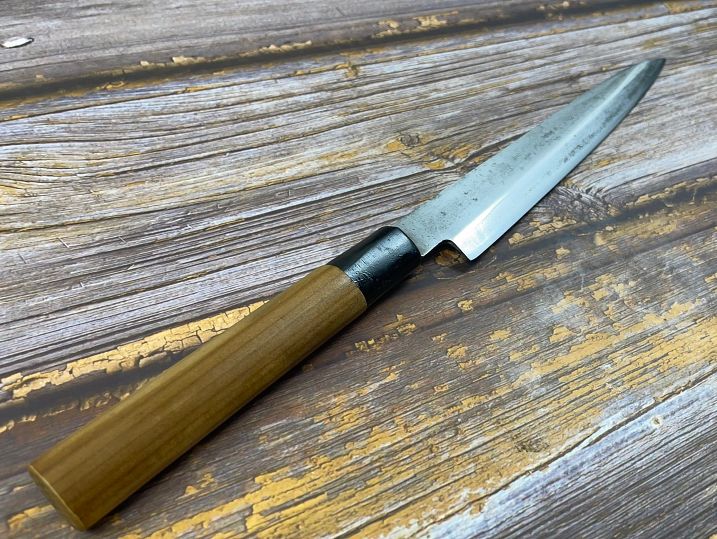 Vintage Japanese Yanagiba Knife 200mm  Made in Japan 🇯🇵 Carbon Steel 434