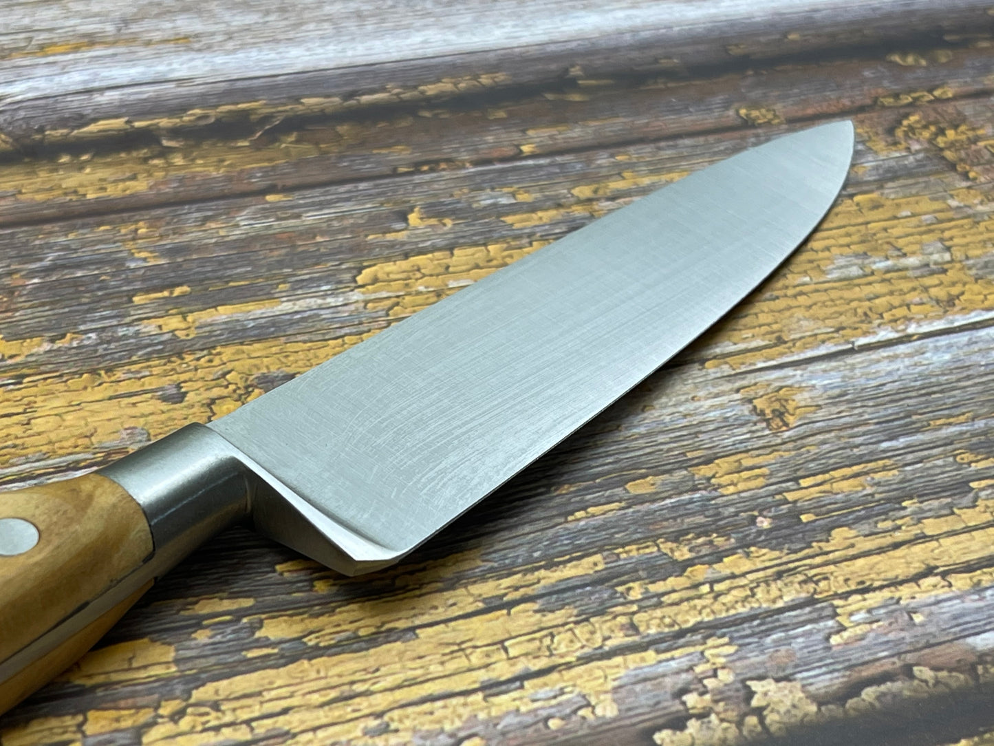 K Sabatier Chef Knife 150mm - CARBON STEEL - OLIVE WOOD HANDLE