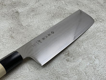 Load image into Gallery viewer, TOJIRO Shippu DP Damascus Steel Nakiri Knife 165mm