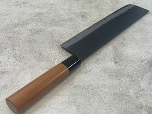 Hinokuni Shirogami #1 Nakiri Knife 240mm Cherry Wood Handle - Made in Japan 🇯🇵