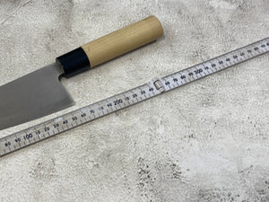 Vintage Japanese Deba Knife 160mm Made in Japan Carbon Steel 08