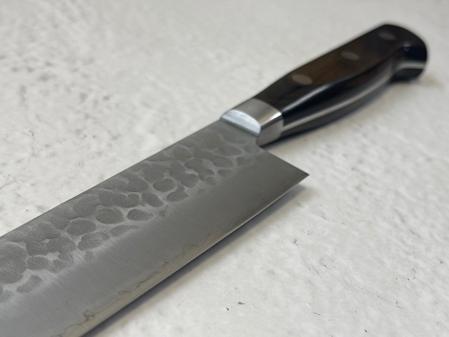 Tsunehisa AUS-8 Tsuchime Sujihiki Knife 240mm Brown Pakka Wood - Made in Japan 🇯🇵