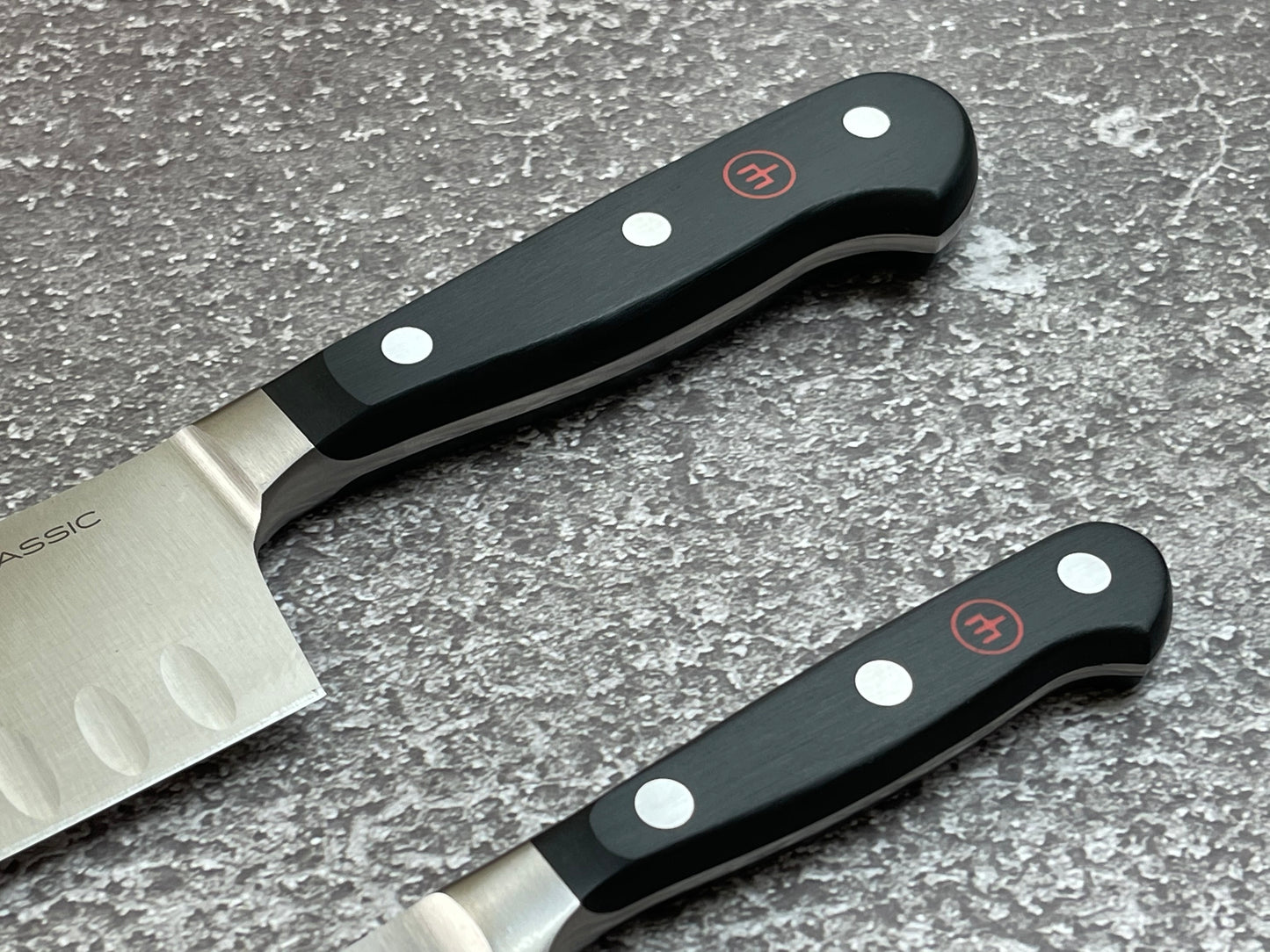 Wüsthof Classic 2-piece Santoku Knife Set