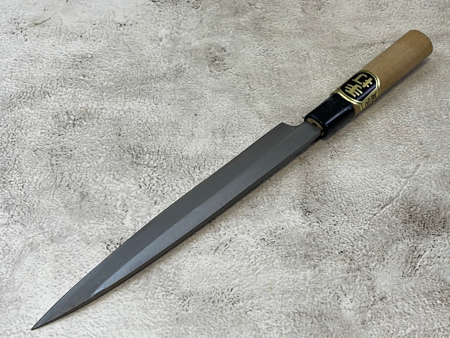 Vintage Japanese Yanagiba Knife 200mm Carbon Steel Made in Japan 1093