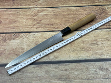 Load image into Gallery viewer, Vintage Japanese Yanagiba Knife 200mm Made in Japan 🇯🇵 Carbon Steel 245