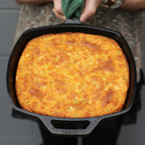 Lodge Cast Iron Square Skillet 10.5" with Helper Handle