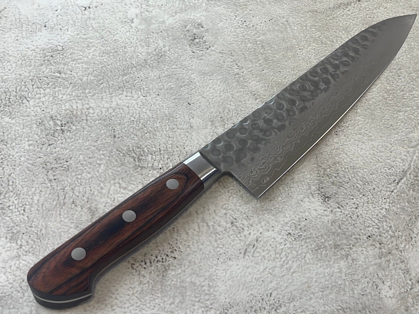 Tsunehisa VG10 Brown Pakka Gyuto Knife 210mm - Made in Japan 🇯🇵